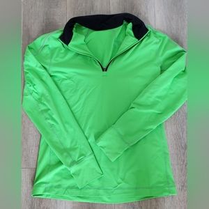 Neon Green Lululemon Active Wear Jacket size Large